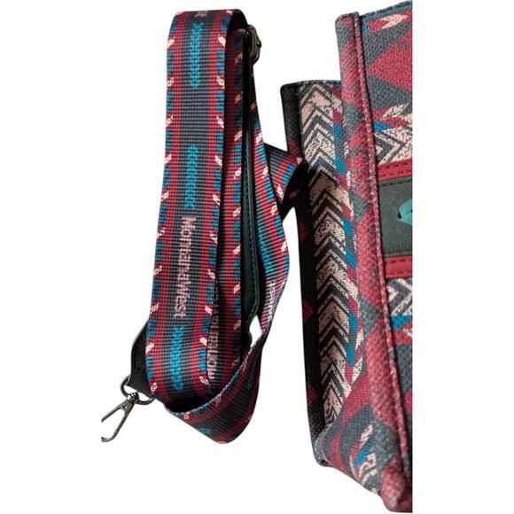 Montana West Tote Bag Top Handle Satchel Purse Boho Aztec Southwest Wallet Set - Picture 7 of 14